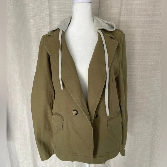 COPY - Women's J. Society Hooded Blazer Jacket - Sz. L - Picture 1 of 5